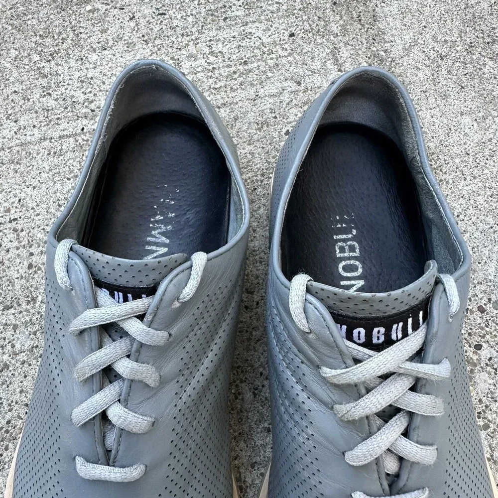 Light Blue Perforated Men's Casual Shoe -
